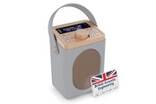 DAB, netværks- og clockradio - Majority Little Shelford Portable Bluetooth DAB Radio - Grey - DAB+/FM - Mono - Grå - LSH-DAB-GRY UK