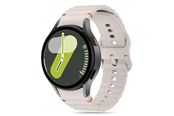 Smartwatch - Tilbehør - Tech-Protect Silicone Sport Strap for Samsung Galaxy Watch 4 / 5 / 5 Pro / 6 / 7 / FE - Grey - 5906302313426