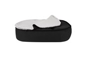 Hunde - Bed Time Hundeseng KENZO 70x50x15 cm. Sort - 23G-NEW25-A19 BLACK