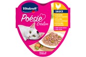 Katte - Vitakraft Poesie Creation Fjerkræ + grønt - 31334