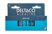 Batteri - Deltaco battery - 20 x AA / LR6 - Alkaline - LR6-20B