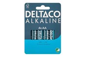 Batteri - Deltaco battery - 4 x AA / LR6 - Alkaline - LR6-4B