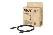USB kabel - Club 3D CAC-2502 - USB-C extension cable - USB-C to USB-C - 1 m - CAC-2502