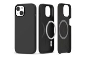 Mobil - Covers & Cases - Tech-Protect Silicone MagSafe Case for iPhone 15 - Matte Black - 9319456604221