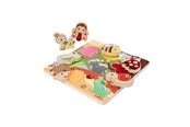 Babylegetøj - Eichhorn FeEvi LOVE Puzzle with Fabric - 100006840