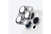 Mobil - Beskyttelsesglas - AmazingThing Aviation-Grade Alloy Tempered Glass Lens for iPhone 16 Pro / 16 Pro Max Camera Lens - Gray - IP16CAMPGYGLA