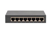 Switch - DIGITUS - switch - metal housing - 8 ports - unmanaged - DN-80066-1