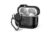 Mobil - Covers & Cases - Tech-Protect  Slim Hook Case with Carabiner for Apple AirPods Pro 1/2 - Black - 5906302376261