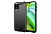 Mobil - Covers & Cases - Hurtel Carbon Case for Motorola Moto G Power 2023 Flexible Silicone Carbon Cover Black - 9145576275559