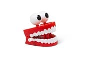 Små gaver til børn - Pocket Money Eyeball Chattering Teeth - 125090
