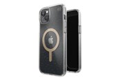 Mobil - Covers & Cases - Speck Presidio Perfect-Clear with Glitter + MagSafe - iPhone 15 Plus / 14 Plus Case with MICROBAN Coating - Clear / Gold Glitter - 150121-9221