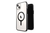 Mobil - Covers & Cases - Speck Presidio Perfect-Clear with Impact Geometry + MagSafe - iPhone 15 Plus / 14 Plus Case with MICROBAN Coating - Clear / Black - 150125-5905