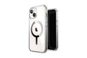 Mobil - Covers & Cases - Speck Presidio Perfect-Clear MagSafe - iPhone 17e / 16e / 15 / 14 / 13 Case - Clear / Chrome Finish / Serene Silver - 150553-3240