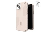 Mobil - Covers & Cases - Speck Presidio2 Grip ClickLock & Magsafe - iPhone 15 Plus / iPhone 14 Plus Case - Bleached Bone / Heirloom Gold / Hazel Brown - 150455-3214
