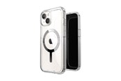 Mobil - Covers & Cases - Speck Gemshell Grip + MagSafe - Case for iPhone 17e / 16e / 15 / 14 / 13 - Clear / Chrome Finish - 150494-3223
