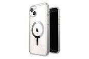 Mobil - Covers & Cases - Speck Gemshell Grip + MagSafe - Case for iPhone 15 Plus / iPhone 14 Plus - Clear / Chrome Finish - 150512-3223
