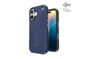 Mobil - Covers & Cases - Speck Presidio2 Grip ClickLock & MagSafe - iPhone 16 Case - Coastal Blue / Dust Gray / White - 150689-3206