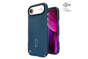 Mobil - Covers & Cases - Speck Presidio2 Grip ClickLock & MagSafe - iPhone Air Case - Deep Sea / Silver Metallic / Spell Blue - 150968-3261