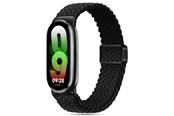 Smartwatch - Tilbehør - Tech-Protect NylonMag Strap for Xiaomi Smart Band 8 / 9 / NFC - Black - 5906302370368