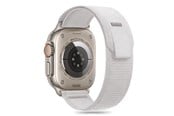 Smartwatch - Tilbehør - Tech-Protect Nylon Stripe Strap for Apple Watch 6 / 7 / 8 / 9 / 10 / SE / Ultra 1 / 2 (44 / 45 / 46 / 49 MM) - Gray - 5906302370849