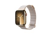Smartwatch - Tilbehør - CRONG Eclipse - Magnetic Leather Apple Watch Band 38/40/41/42mm - Beige - CRG-40ECL-BGE