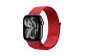 Smartwatch - Tilbehør - CRONG Nylon - Sport Band for Apple Watch 38/40/41/42 mm - Red Fusion - CRG40NLBRDF