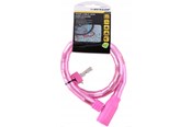 Cykeltilbehør - Dunlop anti-theft bicycle key lock - pink - 8711252563749_PINK