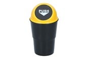 Biltilbehør - Dunlop - Car Trash Bin 400 ml 10x17 cm - Yellow / Black - 8711252253374_YELLOW