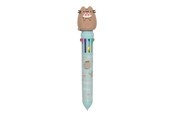 Skrive- og Tegneværktøjer - Pusheen - 10-color automatic ballpoint pen with a 3D figure from the Foodie collection - B3DGE004