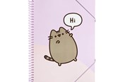Brevordnere og Ringbind - Pusheen - A4 binder with elastic band + 30 clear pockets - CFA405