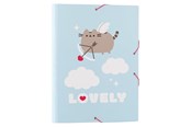 Brevordnere og Ringbind - Pusheen - Folder / document storage bag from the Purrfect Love collection - 24.5 x 34 cm - CSG0132