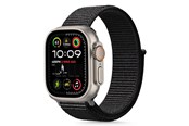 Smartwatch - Tilbehør - Tech-Protect  Nylon Strap for Apple Watch 44 / 45 / 46 / 49 mm - Black - 5906302370764