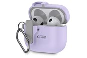 Mobil - Covers & Cases - Tech-Protect Slim Hook Case for AirPods 4 - Purple - 5906302371181