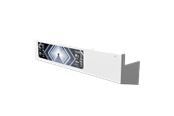 Kabinet Tilbehør - Lian Li O11 Vision-M 9.2" LCD Screen white - SM092VMW White