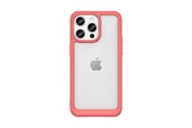 Mobil - Covers & Cases - Hurtel Reinforced Case with a Flexible Frame for iPhone 15 Pro Max Outer Space - Red - 9145576279717