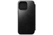 Mobil - Covers & Cases - Nomad Modern Leather Folio - iPhone 15 Pro Max | Black | Horween - NM01631385