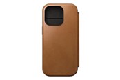 Mobil - Covers & Cases - Nomad Modern Leather Folio - iPhone 16 Pro | English Tan-C | Leather - NM01678885