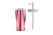 Køkkentilbehør - Burga Favorit Bikini - Travel Mug 500ml with Flap & Straw Set - 950460