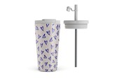 Køkkentilbehør - Burga Love Me Right - Travel Mug 500ml with Flap & Straw Set - 950536
