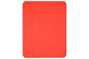 Tablet - Covers & Cases - Pomologic - BookFold Clear for iPad Pro 11 M4/M5 Clear/Red - POM-CLOCP11-204