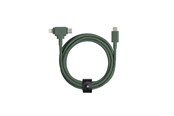 USB kabel - Native Union Belt Duo mobile phone cable - BELT-CCL-GRN-NP