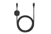 USB kabel - Native Union Night Cable - NCABLE-CL-CS-BK-NP