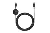 USB kabel - Native Union Night Cable-Lightning - NCABLE-L-CS-BLK-NP