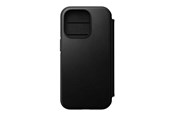 Mobil - Covers & Cases - Nomad Modern Leather Folio - iPhone 14 Pro Black  Leather - NM01243885