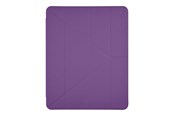 Tablet - Covers & Cases - Pomologic - BookFold Clear w/Pencil for iPad Pro 13 M4/M5 Clear/Purple - POM-PENCLOCP129-205