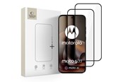 Mobil - Beskyttelsesglas - Tech-Protect Glass Fit+ 2-Pack Tempered Glass for Motorola Moto G67 / G77 - Black - 5906302323241