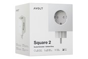 Afbrydermateriel - AVOLT Square 2 Socket extender with 30W Dual USBC Gotland Gray - SQ2-EUFC30-WMGG