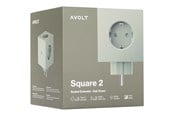 Afbrydermateriel - AVOLT Square 2 Socket extender with 30W Dual USBC Oak Green - SQ2-EUFC30-WMOG