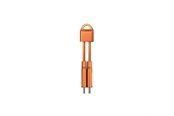 Mobil - Adaptere & Opladere - Nomad ChargeKey - USB C | V2 | Stellar Orange *DEMO* - NM014643858
