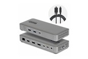 Dockingstation - StarTech.com USB4 Docking Station Driverless Dual 4K 144Hz for Mac and Windows Universal USB-C Dock with DisplayPort 100W PD and 2.5GbE - 208UE-USB4-DOCK